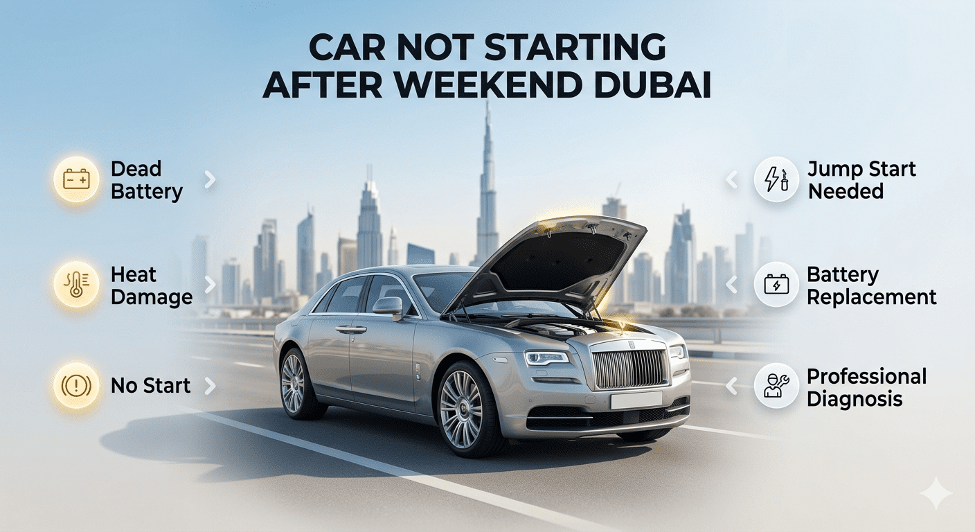 Car Not Starting After Weekend Dubai – Complete 2026 Guide