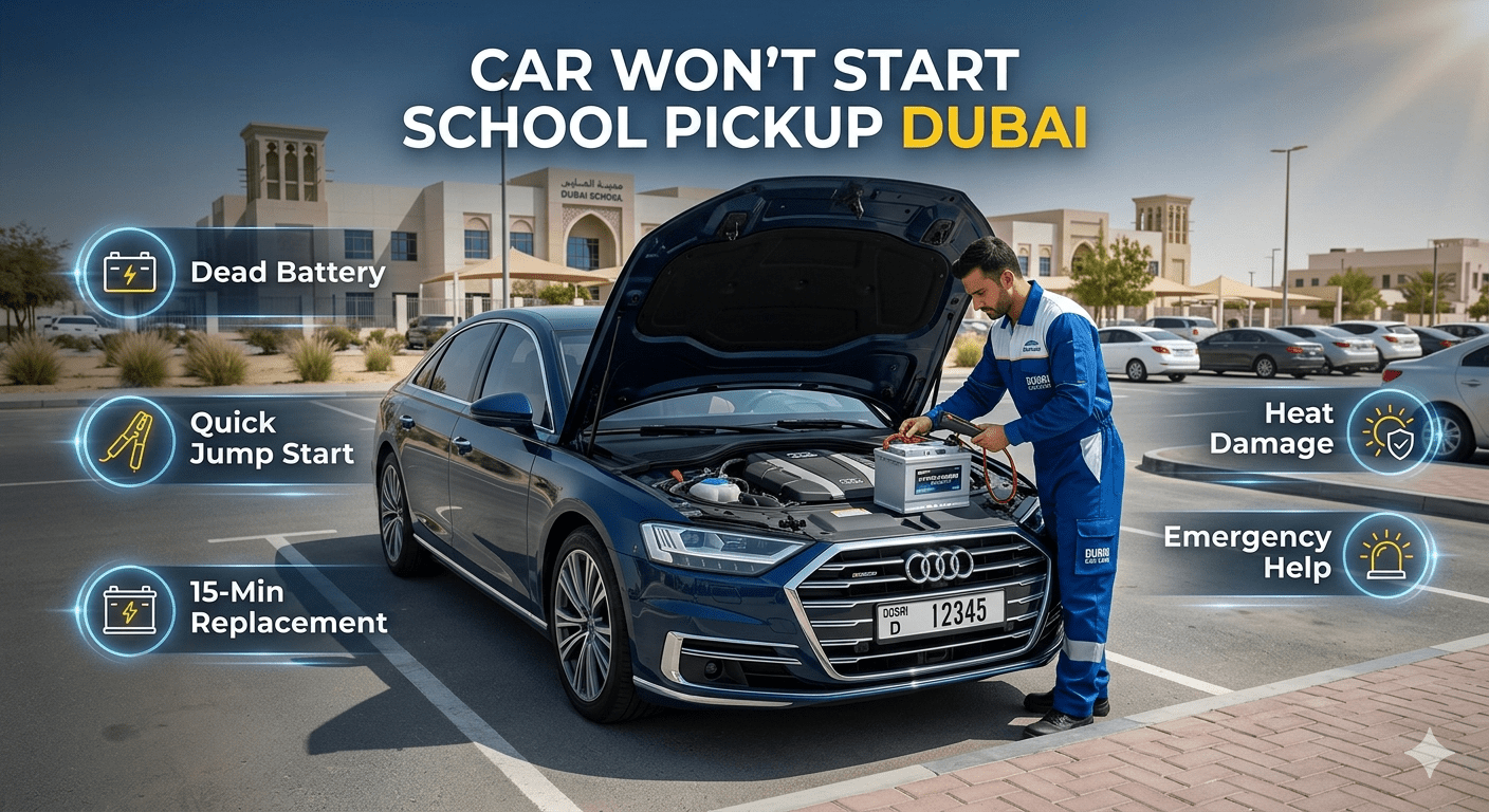 Car Won’t Start School Pickup Dubai – Complete (2026) Guide