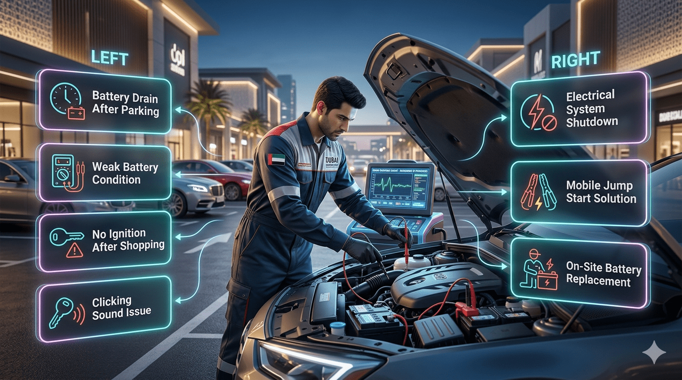 Battery Dead After Shopping Dubai – Complete Guide (2026)