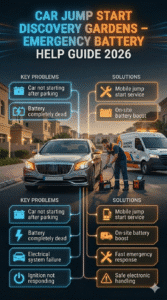 Read more about the article Car Jump Start Discovery Gardens – Complete (2026) Guide