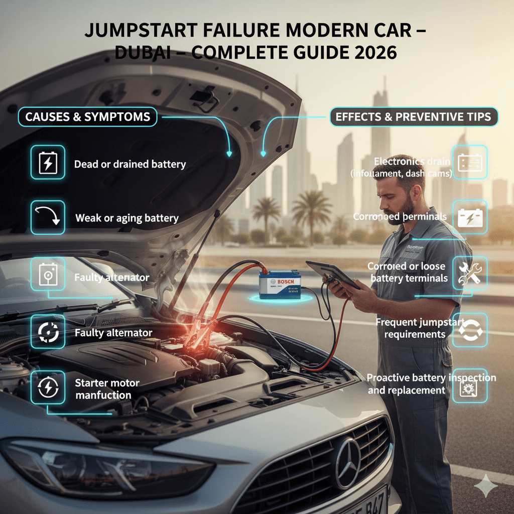 Jumpstart Failure Modern Car Dubai – Complete Guide (2026)