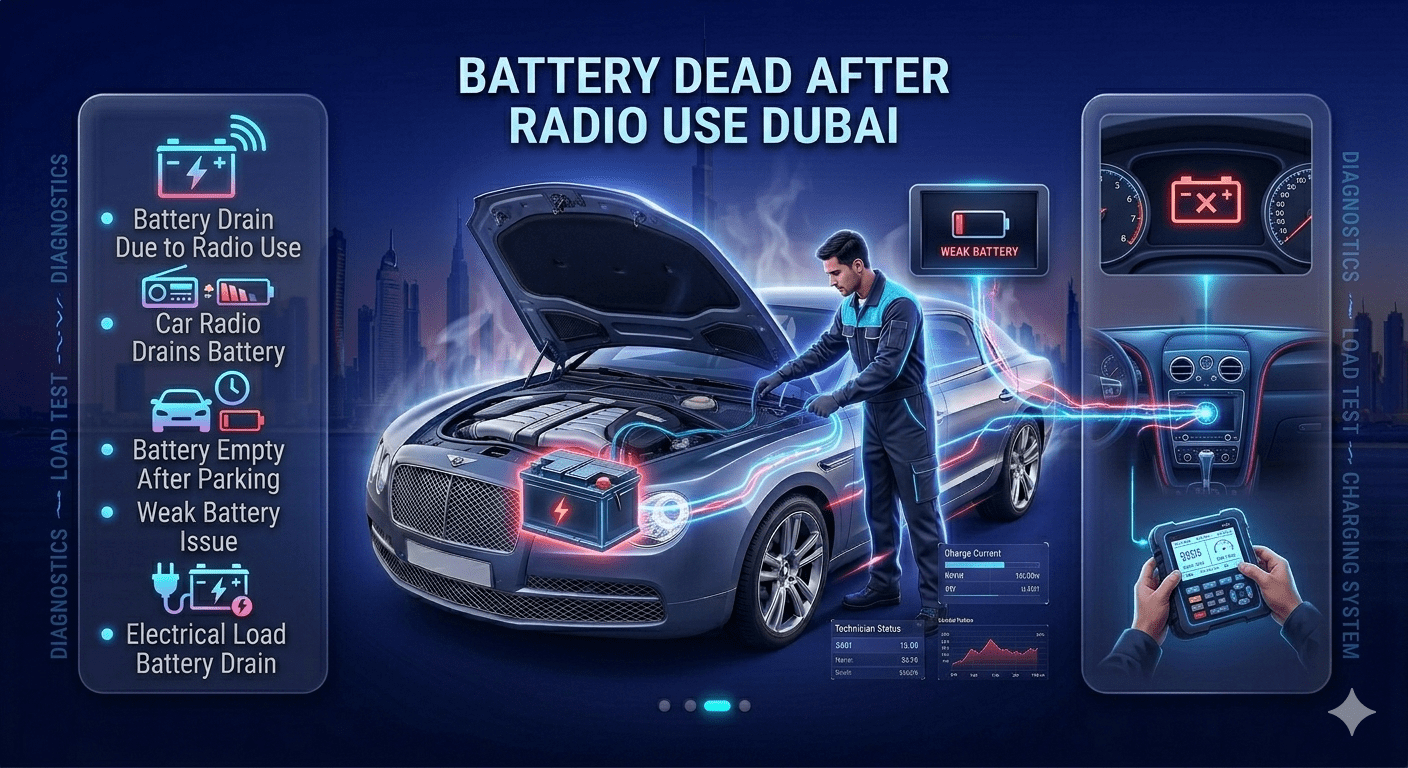 Battery Dead After Radio Use Dubai – Complete Guide 2026