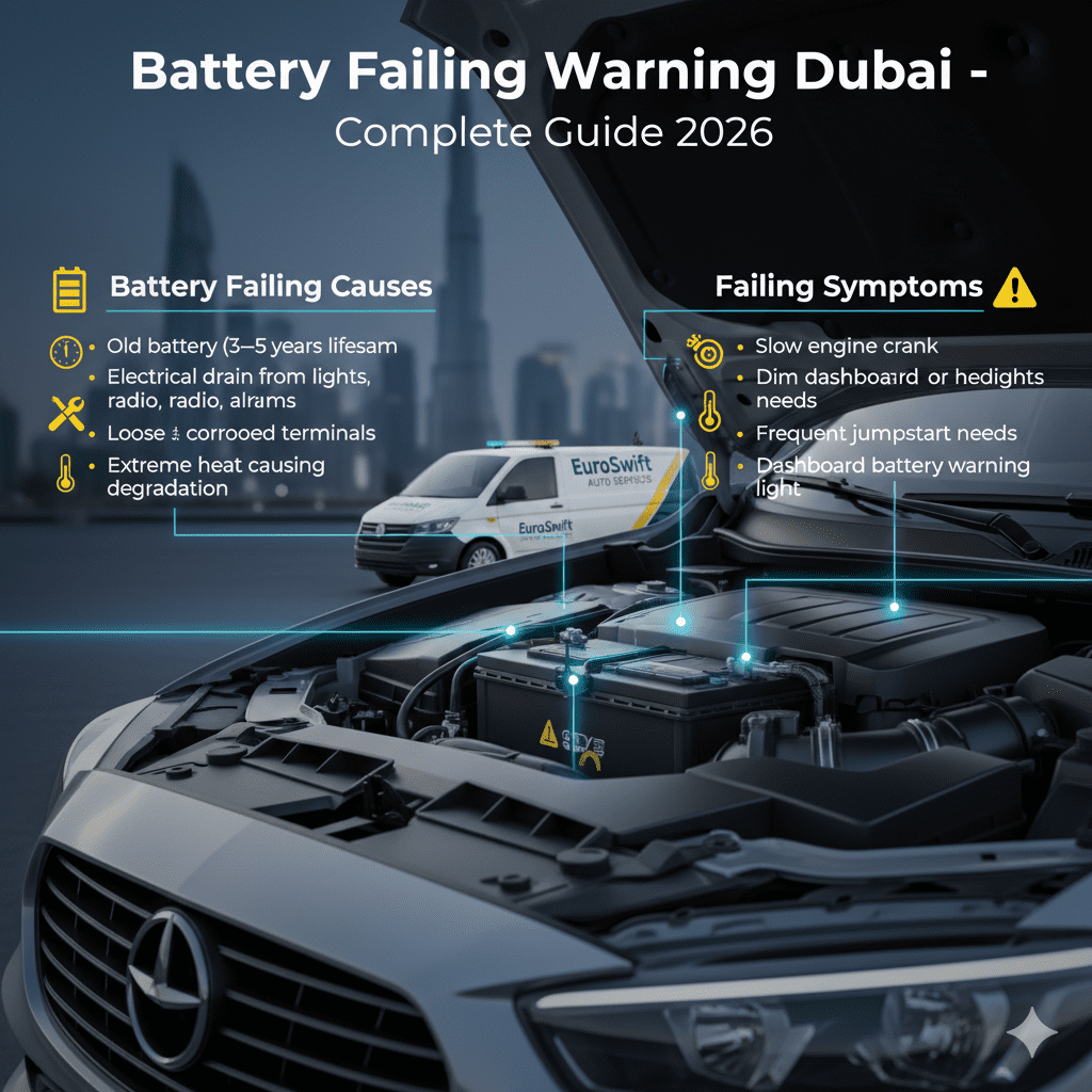Battery Failing Warning Dubai – Complete Guide (2026)