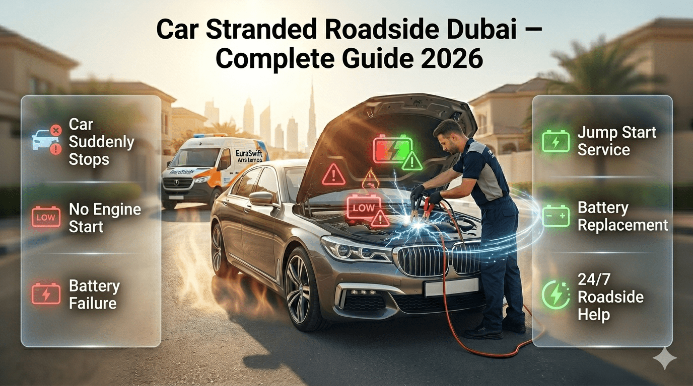 Car Stranded Roadside Dubai – Complete Guide (2026)