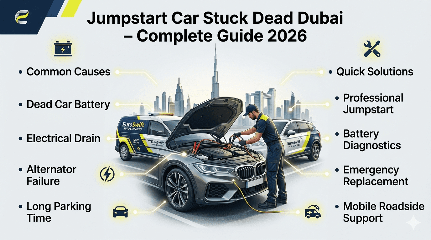Jumpstart Car Stuck Dead Dubai – Complete Guide (2026)