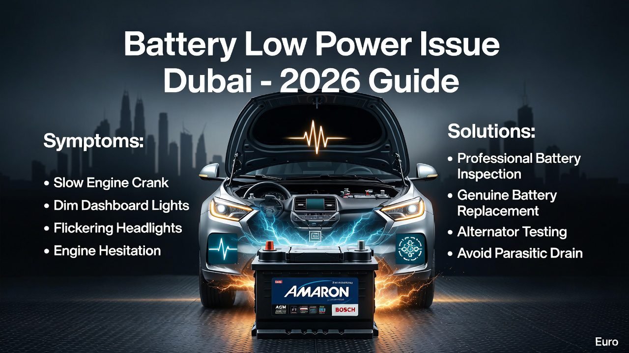 Battery Low Power Issue Dubai – Complete (2026) Guide