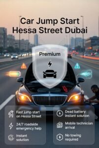 Read more about the article Car Jump Start Hessa Street Dubai – Complete Guide (2026)