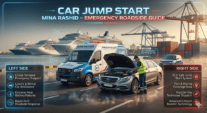 Read more about the article Car Jump Start Mina Rashid | 24/7 Emergency Battery Boost Service in Dubai