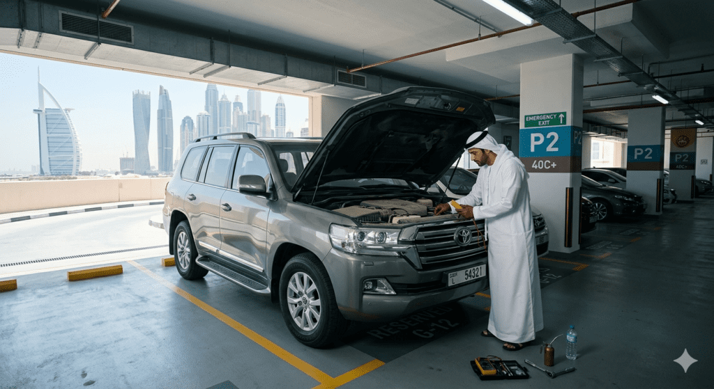 Prevention tips for car battery dead after 1 month in Dubai heat