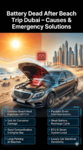 Read more about the article Fastest Premium & Genuine Battery dead after beach trip Dubai
