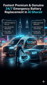 Read more about the article Fastest Premium & Genuine 24/7 Emergency Battery Replacement in Al Ghurair