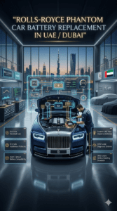 Read more about the article Rolls-Royce Phantom Car Battery Replacement in Dubai & UAE – 24/7 Luxury Mobile Service