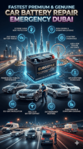 Read more about the article Fastest Premium & Genuine Car Battery Repair Emergency Dubai