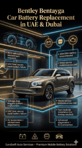 Read more about the article Bentley Bentayga Car Battery Replacement in UAE & Dubai | Fast, On-Site 30-Min Service