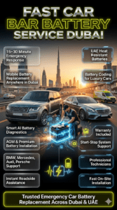Read more about the article Fastest Premium & Genuine Fast Car Battery Service Dubai