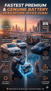 Read more about the article Fastest Premium & Genuine Battery Dead Before Office Dubai