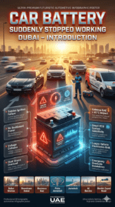 Read more about the article Fastest Premium & Genuine Car Battery Suddenly Stopped Working Dubai