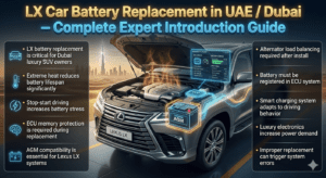 Read more about the article Lexus LX Car Battery Replacement in Dubai – Fast, Premium & 24/7 Mobile Service UAE