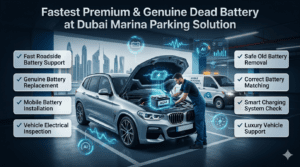 Read more about the article Fastest Premium & Genuine Dead Battery at Dubai Marina Parking Solution