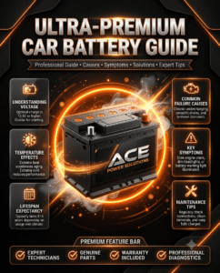 Read more about the article Dead Battery After Prolonged Heat Parking in Dubai? Get 24/7 Emergency Car Battery Replacement