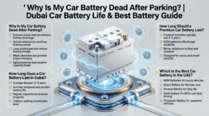Read more about the article Fastest Premium & Genuine Car Battery Failure After Parking Outdoors Dubai