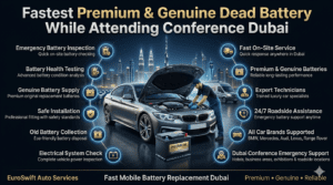 Read more about the article Fastest Premium & Genuine Dead Battery While Attending Conference Dubai