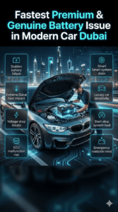 Read more about the article Fastest Premium & Genuine Battery issue in modern car Dubai