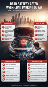Read more about the article Fastest Premium & Genuine Dead Battery After Week-Long Parking Dubai