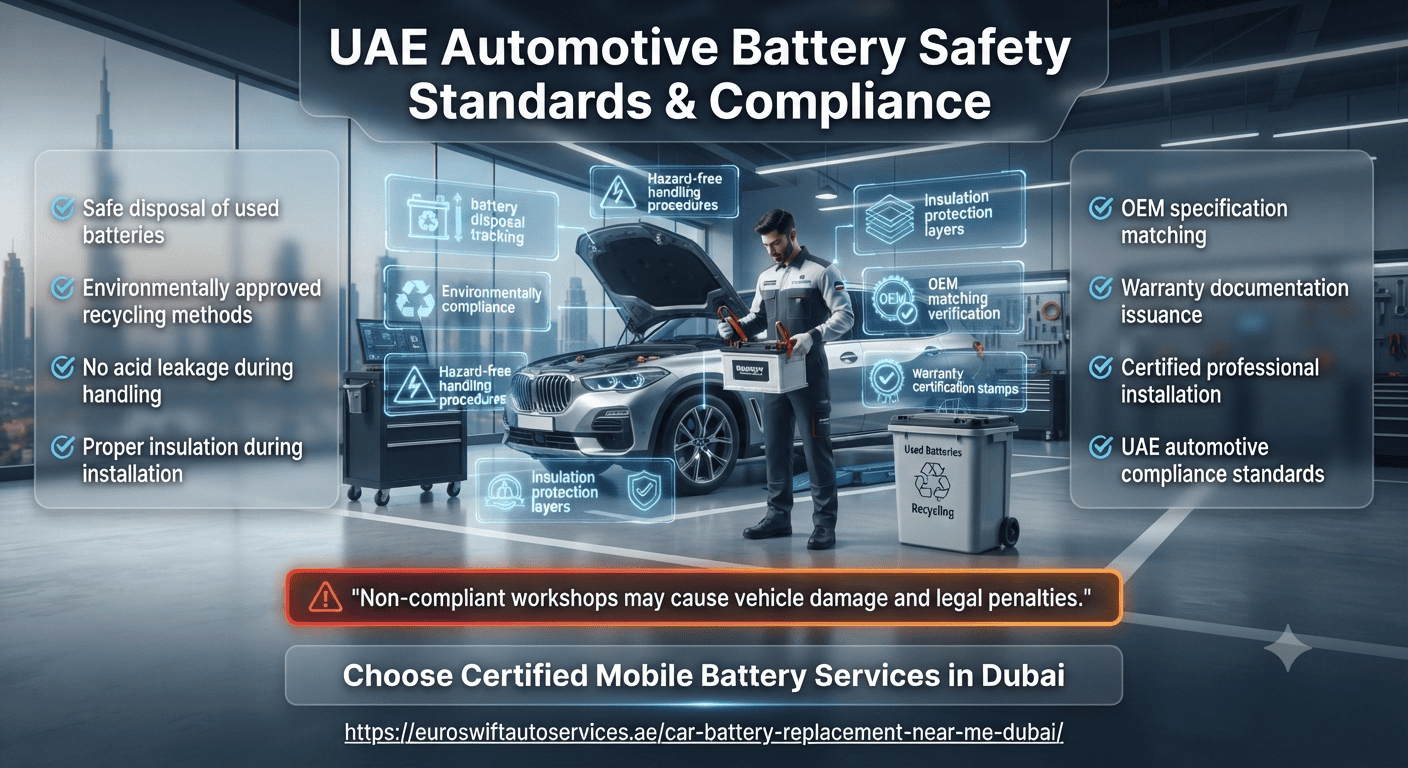 Fastest Premium & Genuine battery failure after excessive AC load Dubai