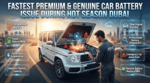 Read more about the article Fastest Premium & Genuine Car Battery Issue During Hot Season Dubai