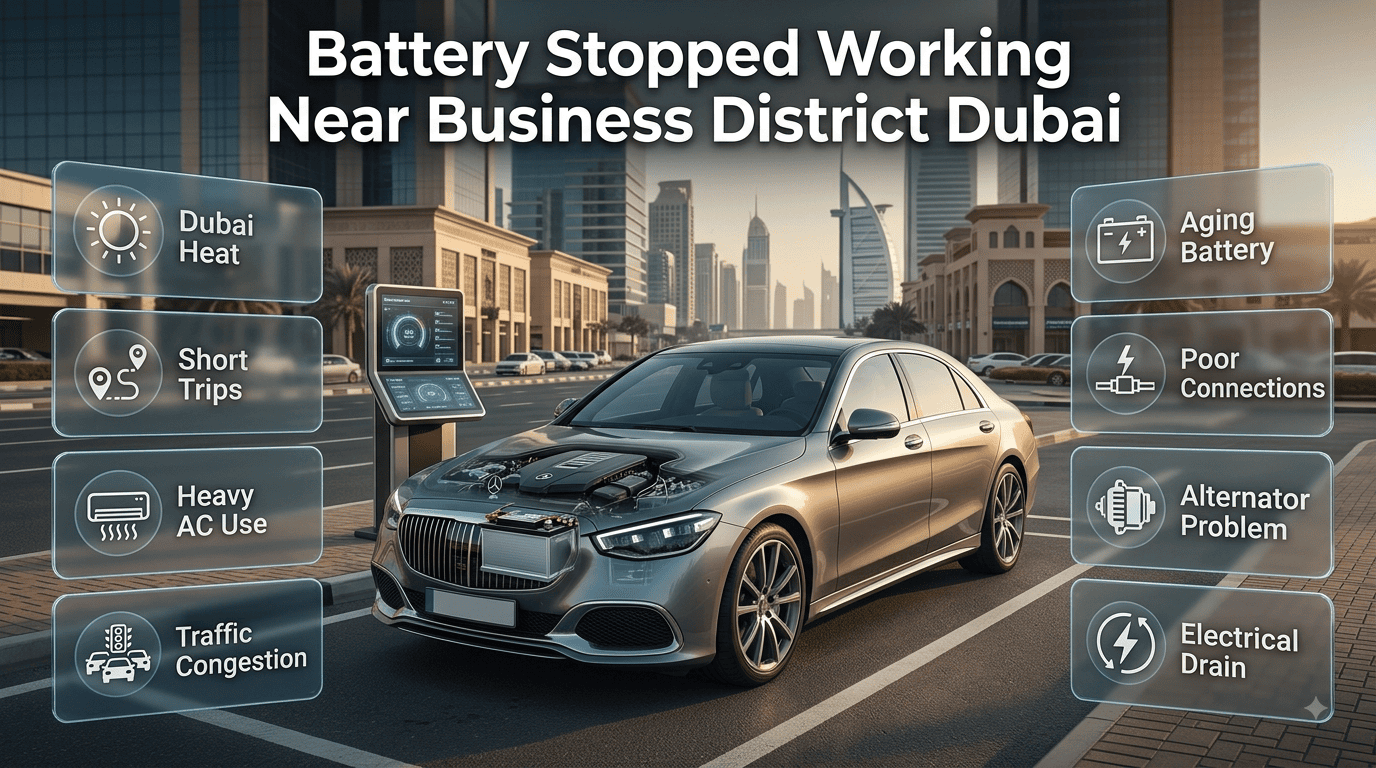 Battery Stopped Working Near Business District Dubai