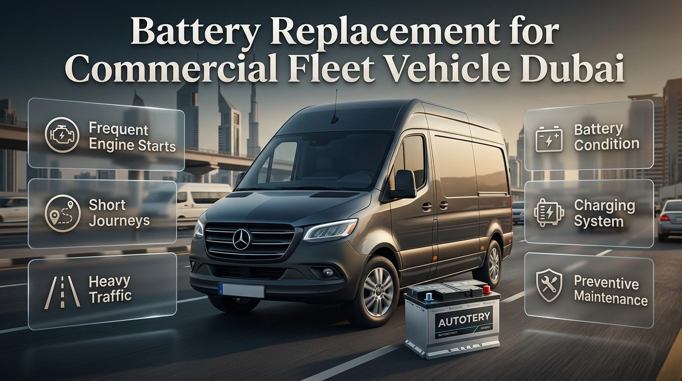 Battery Replacement for Commercial Fleet Vehicle Dubai