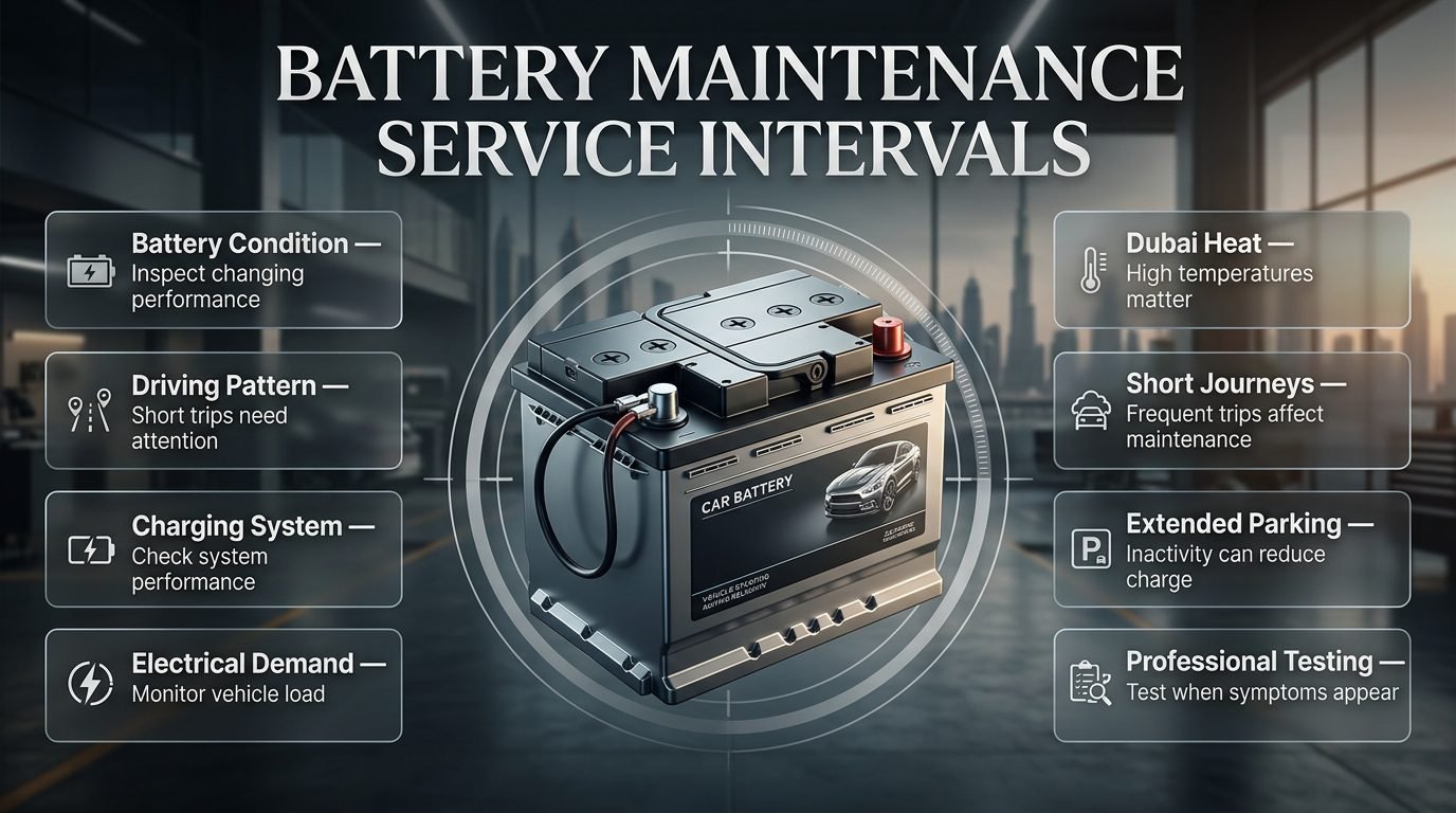 Battery Maintenance Service Intervals
