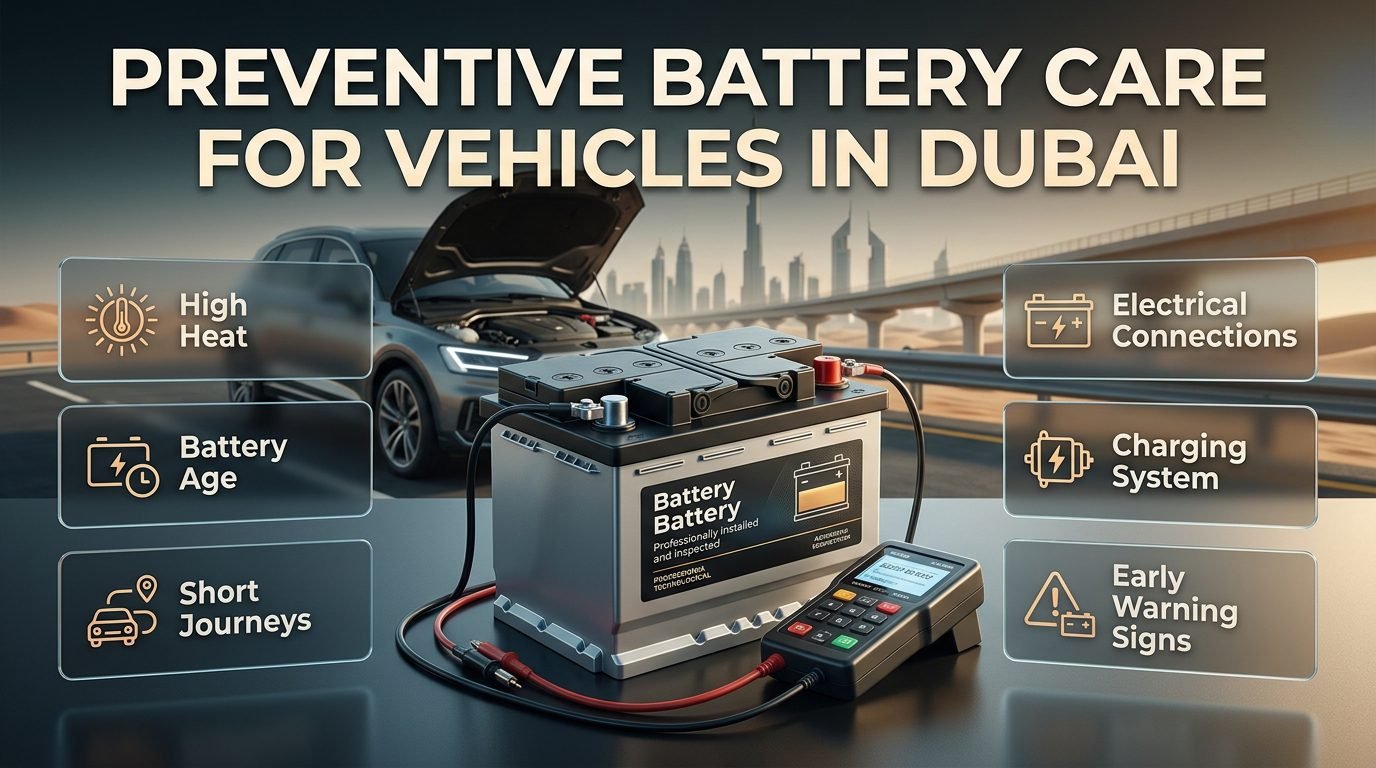 Preventive Battery Care for Vehicles in Dubai
