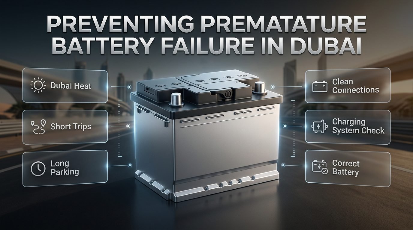 Preventing Premature Battery Failure in Dubai