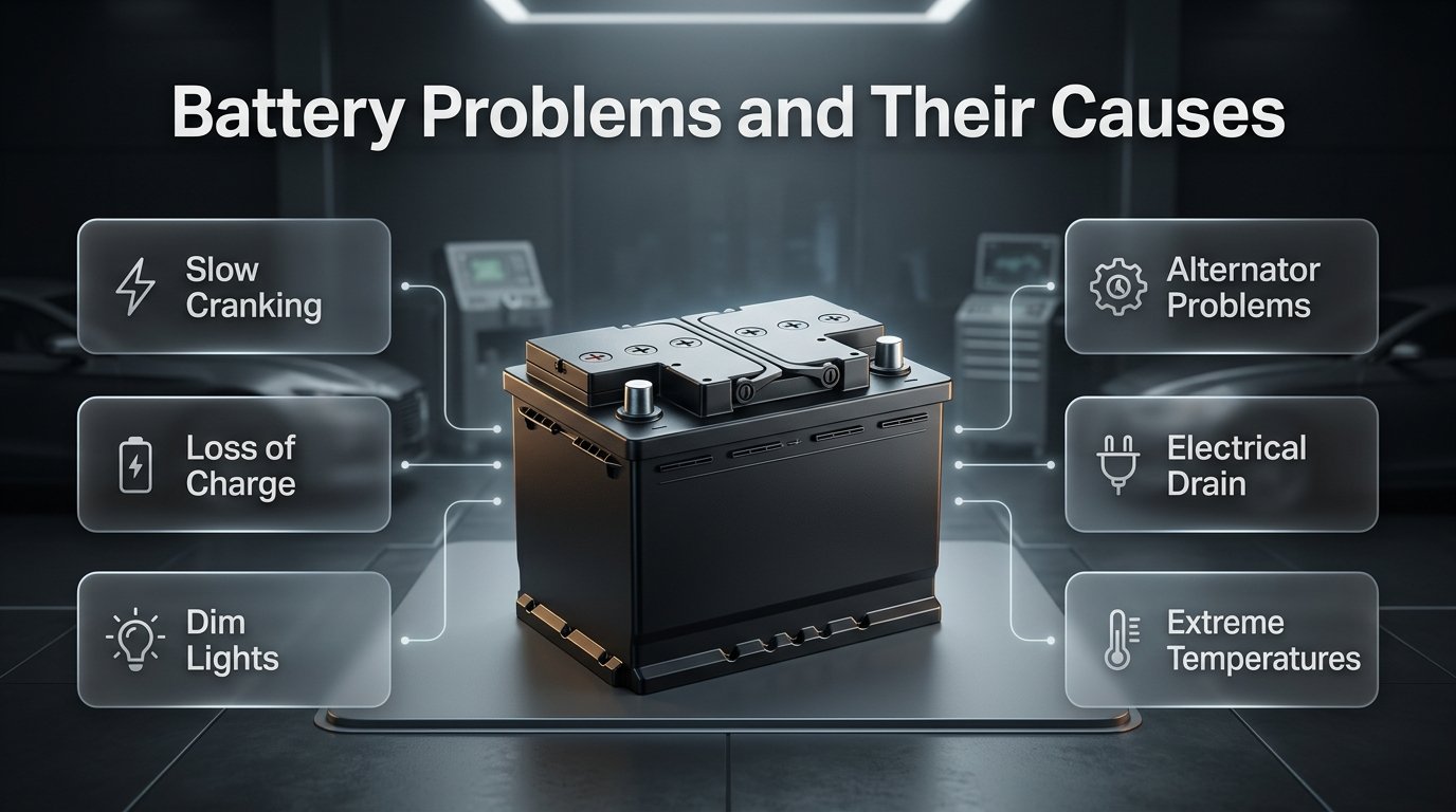 Battery Problems and Their Causes in Dubai
