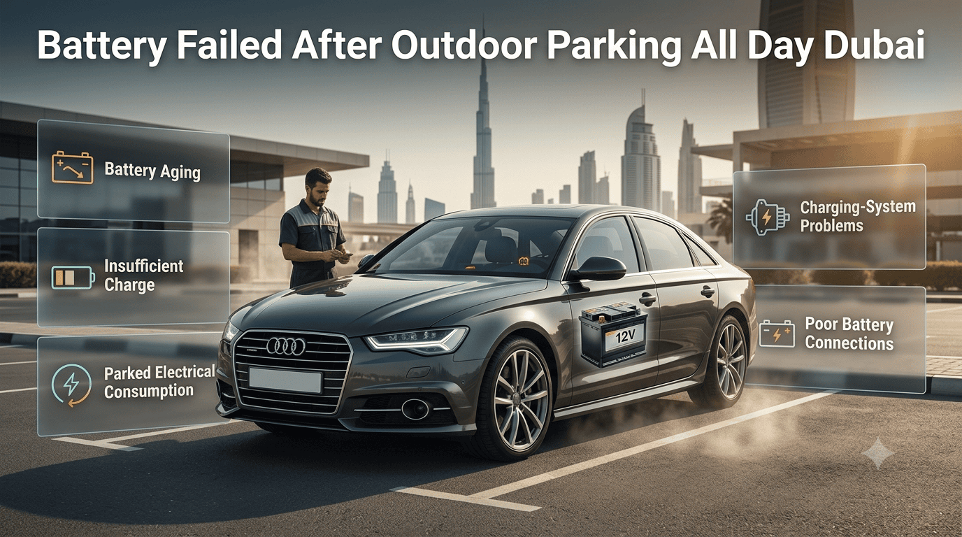 Battery Failed After Outdoor Parking All Day Dubai