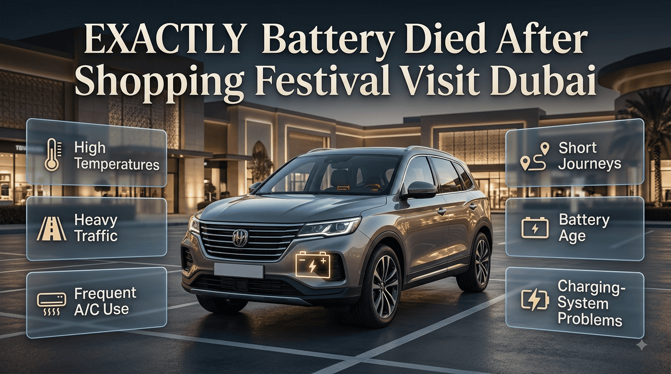 Battery Died After Shopping Festival Visit Dubai