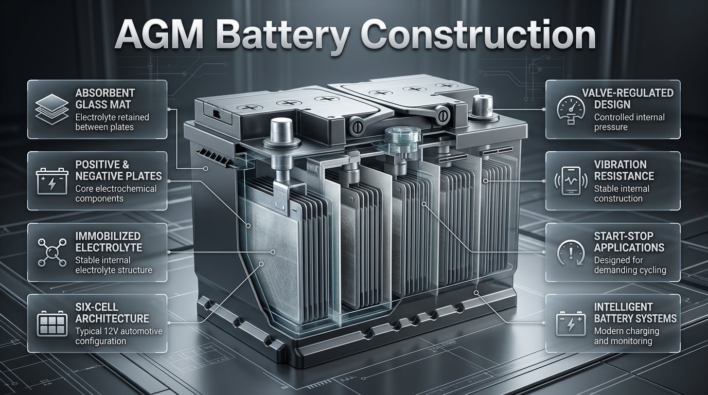 AGM Battery Construction in Dubai