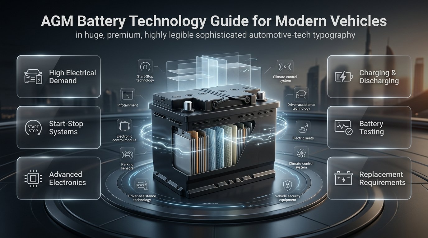 How AGM Battery Technology Works in Dubai