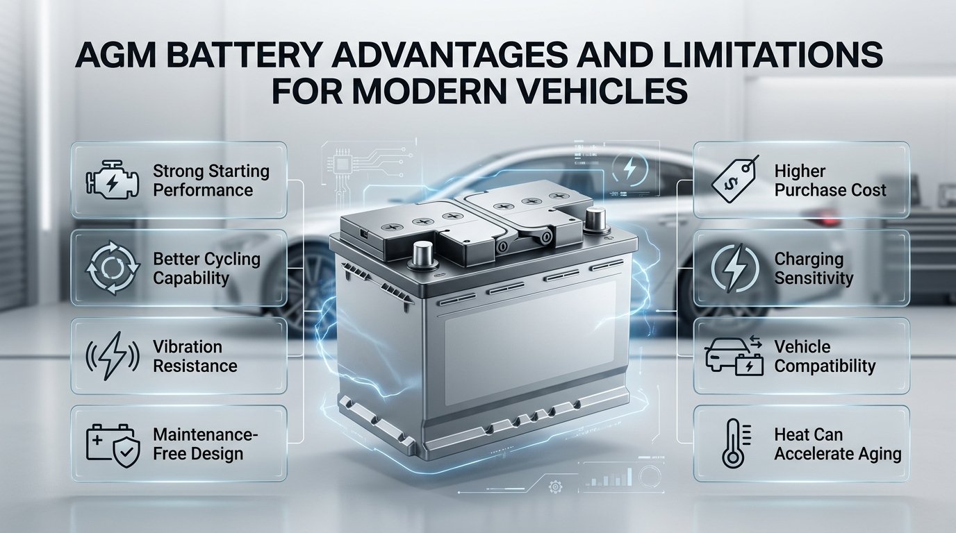 AGM Battery Advantages and Limitations in Dubai