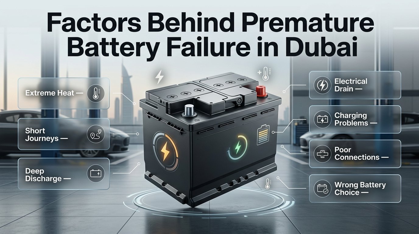Factors Behind Premature Battery Failure in Dubai