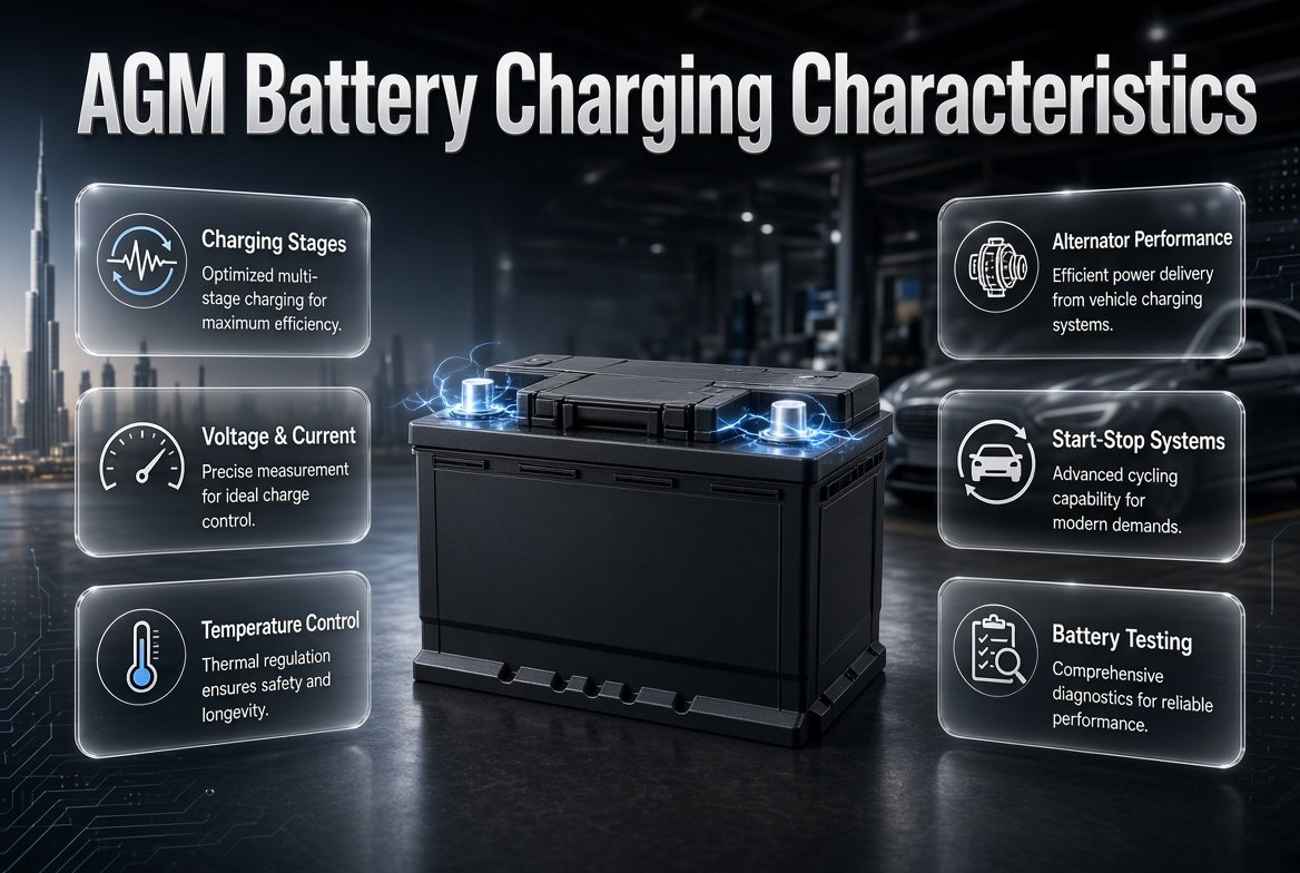 AGM Battery Charging Characteristics in Dubai
