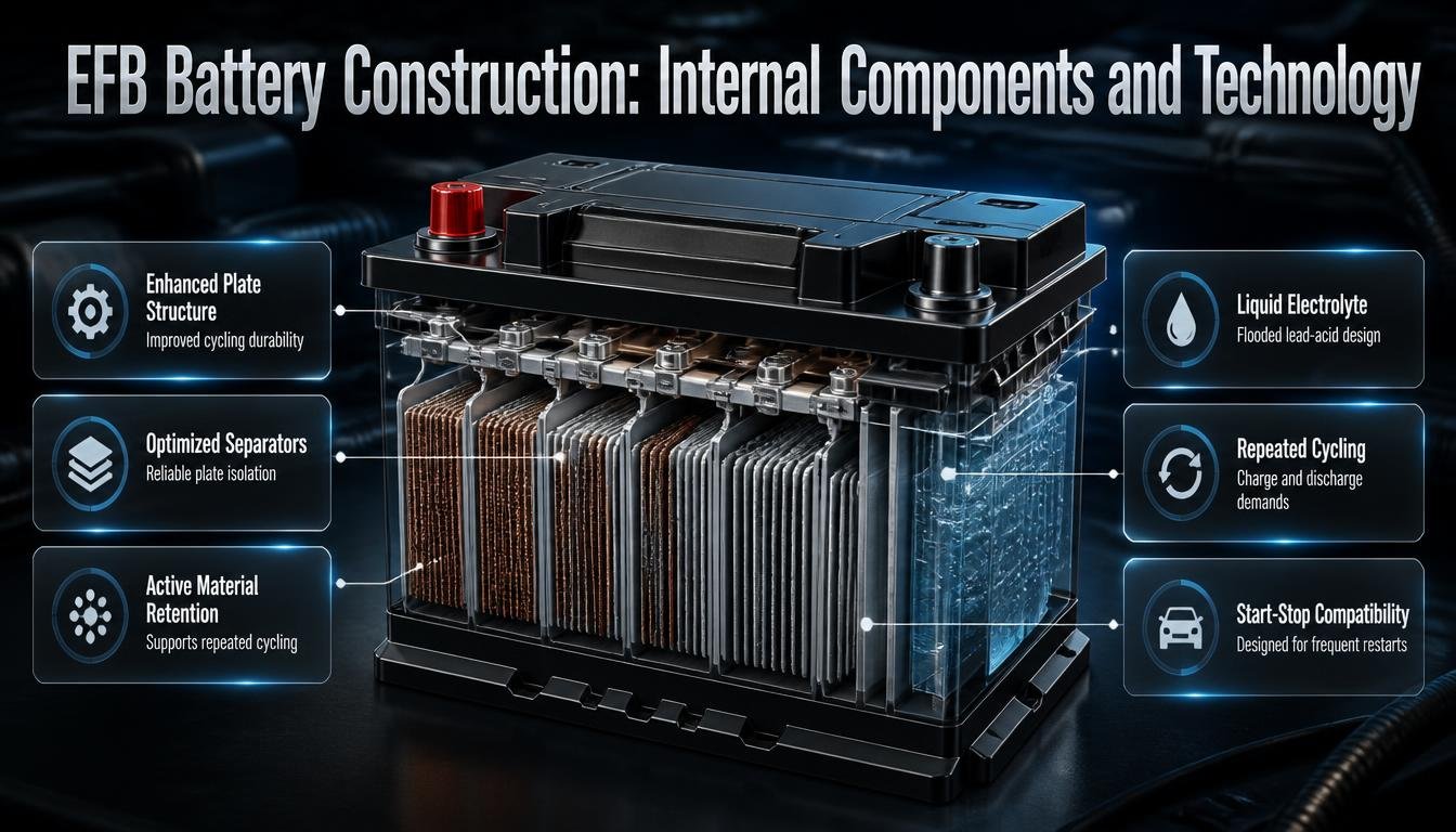 EFB Battery Construction in Dubai
