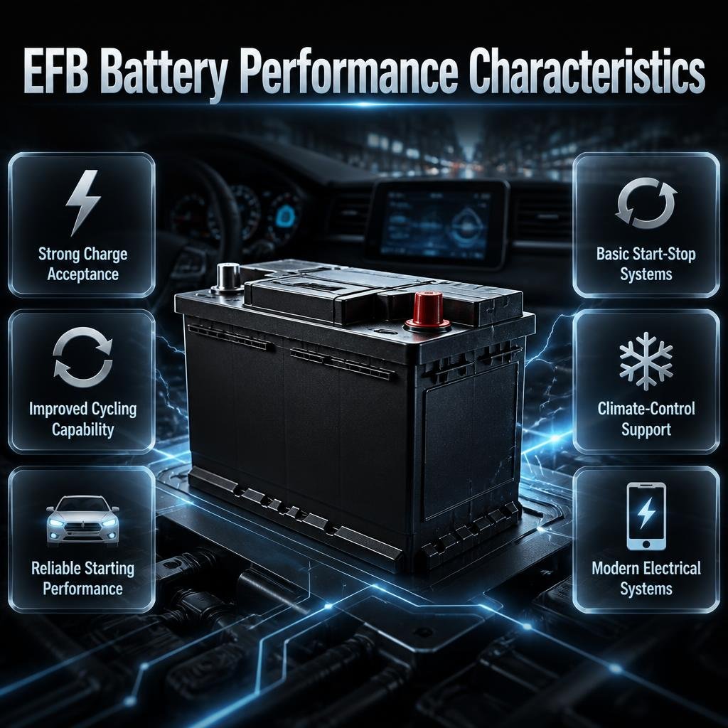 EFB Battery Performance Characteristics in Dubai