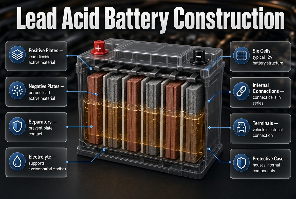 Lead Acid Battery Construction in Dubai